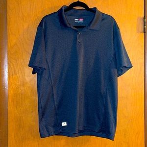 Fila Golf Polo Shirt, dark grey, size large